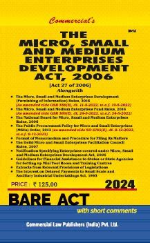 Micro, Small and Medium Entp. Dev. Act, 2006 with Rules – Retail Maharaj