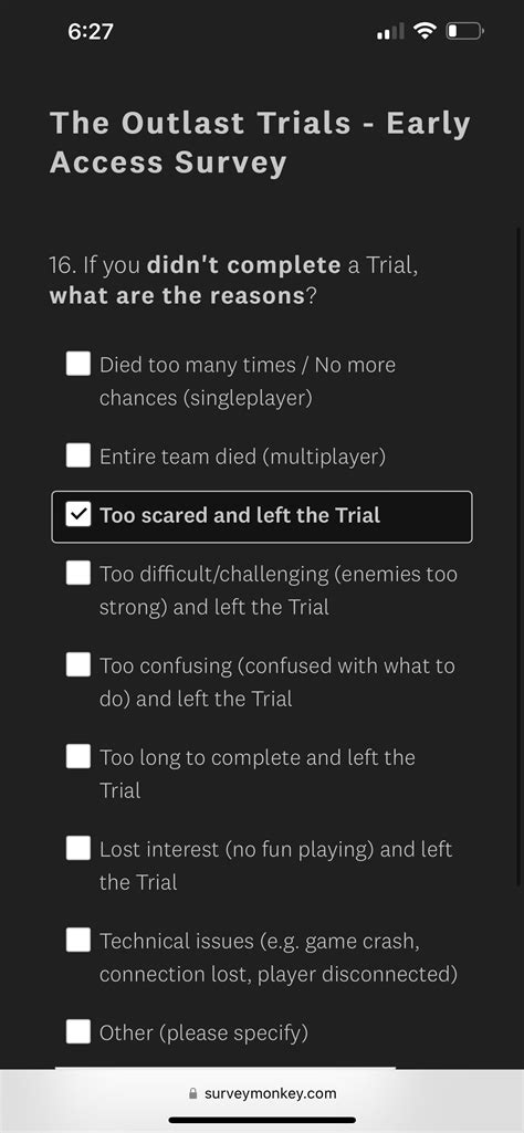 Wonder if there’s anyone else who has chickened out like I have : r/outlast