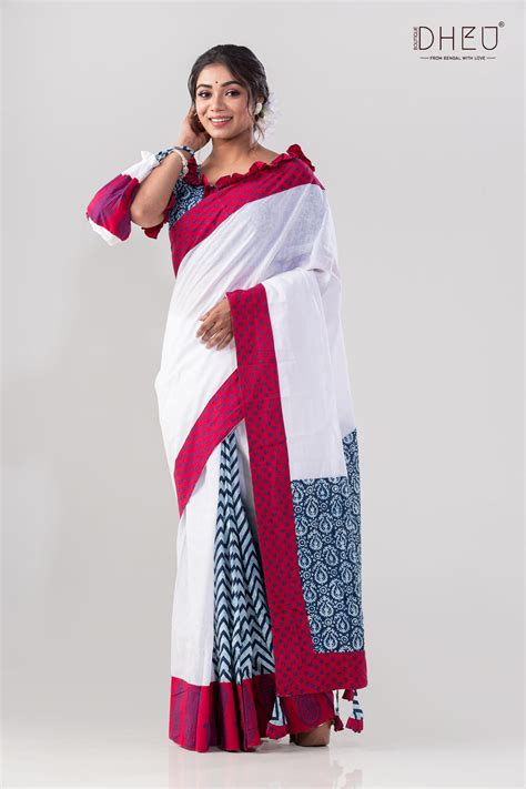 Moruswargo Signature Fusion Saree | Dheu