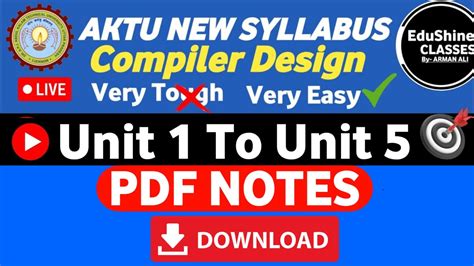 Free B.Tech AKTU Notes | EduShine Classes
