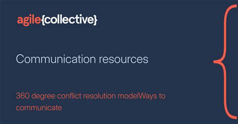 Communication resources | Agile Collective Staff Handbook