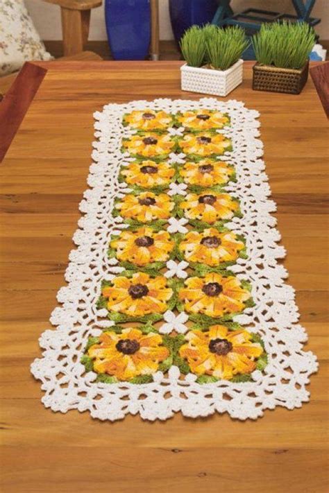 Crochet Table Runner Free Instructions 的图像结果