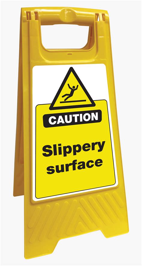 Caution Slippery Surface Sign" Title="caution Slippery - Safety Sign, HD Png Download - kindpng