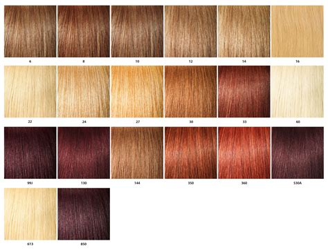 Hair Color Chart By Numbers 的图像结果
