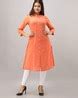 Buy Peach Kurtas for Women by SVARCHI Online | Ajio.com