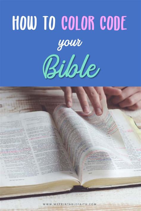 Image result for Examples of How to Color Code Your Bible