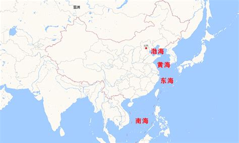 中国海域地图，我国四大海域中哪一个污染最严重 - 科猫网