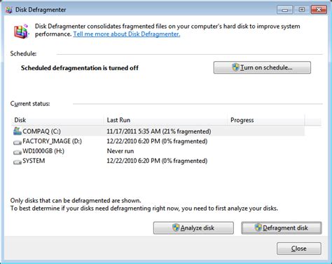 Image result for Disk Defragmenter Windows