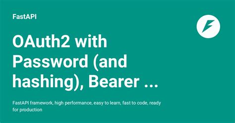 Image result for FastAPI Authentication