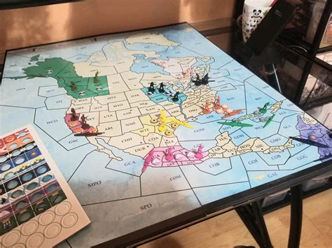 Redesigned a physical "Fall of the American Empire" Diplomacy board ...