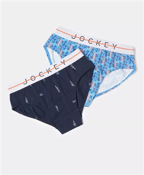 Buy Super Combed Cotton Elastane Stretch Printed Brief with Ultrasoft ...