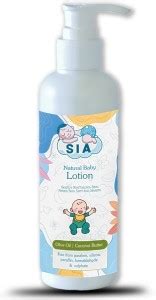 Sia Baby Lotion Gentle Moisturizer with Shea Butter & Calendula ...