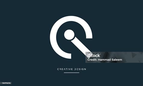 Qi Iq Alphabet Letters Abstract Icon Vector Monogram Stock Illustration ...