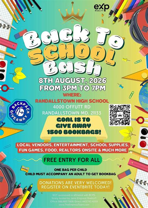 6th Annual Back to School Bash! by The Empress Team, 4000 Offutt Rd ...