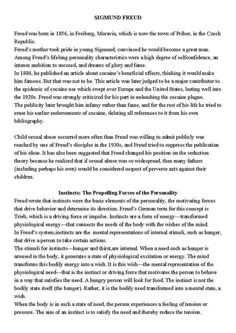 Chapter 2 - Miss - SIGMUND FREUD Freud was born in 1856, in Freiberg ...