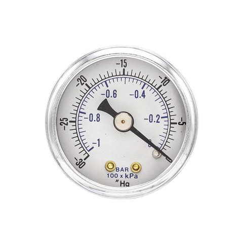 PIC Gauge 102D-158A 1.5" Dial, 30"/0 hg Vacuum psi Range, 1/8" Male NPT ...
