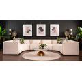 Essen Lounge Suite – Cream Chenille