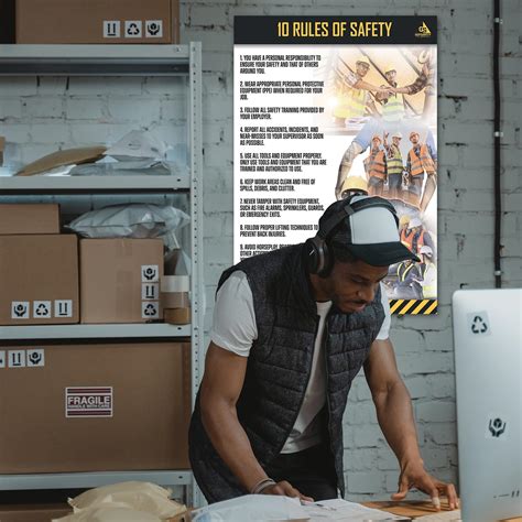 GOTSAFETY Workplace Safety Poster 24” x 32” - Clear India | Ubuy