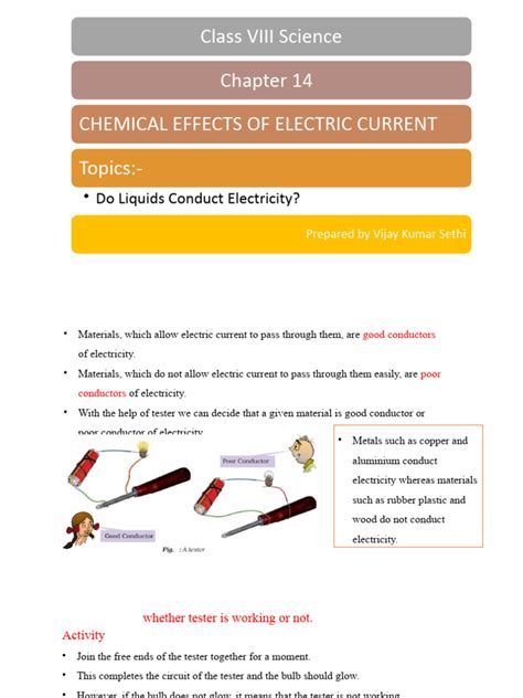 Image result for Class 8 Science Chemical Effects of Current