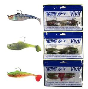 Panther Martin Vivif 12 Piece Swimbait Value Fishing Lure Assorted ...