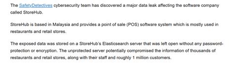 Malaysian software provider leaked 1 million customers' data — Teletype