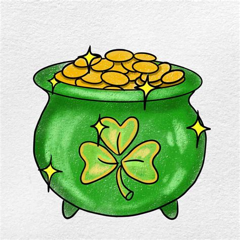 Pot Of Gold Drawing