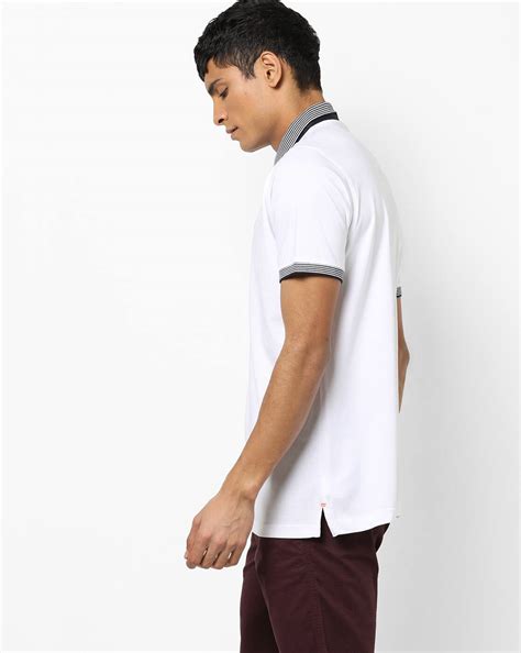 Buy White Wildcraft Polo T-shirt with Vented Hemline | AJIO
