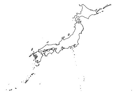 Outline Solid Color Map Japan 的图像结果
