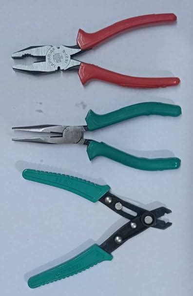 TAPARIA WS 06 Wire Stripping Plier, 1420-6 Long Nose Plier, 1621-6 ...