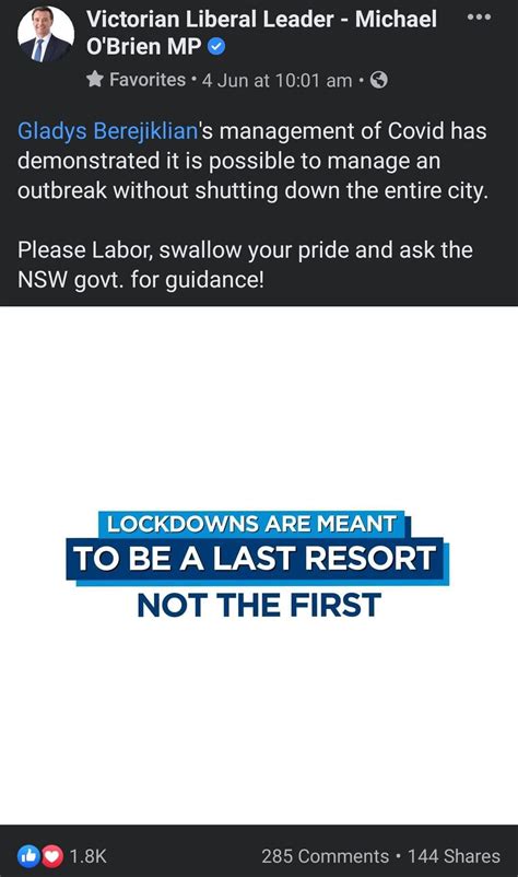 Just 35 days ago. How times change : r/LNPCorruption