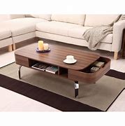 Image result for Rounded Rectangular Coffee Table