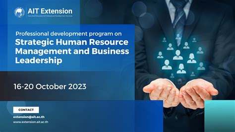 Professional Development Program on "Strategic Human Resource Management and Business Leadership ...