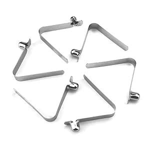 Tera 6pcs of 5mm Kayak Paddle V Shape Spring Clip Outdoor Camping ...