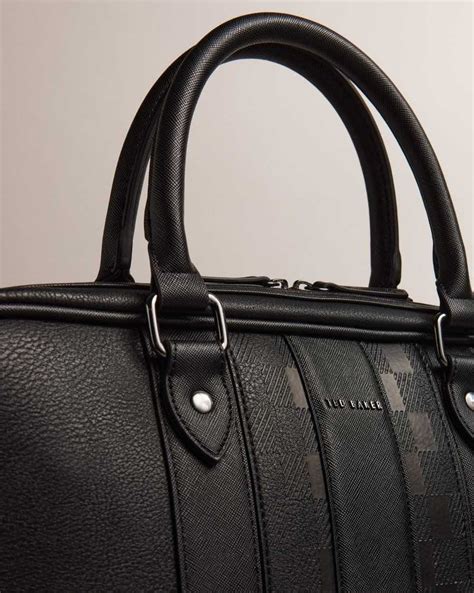 Ted Baker Document Bags Cheapest Price - Black Mens Waymon House Check ...