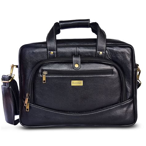Leather Laptop Bag 36810 (BLACK) – SREELEATHERS