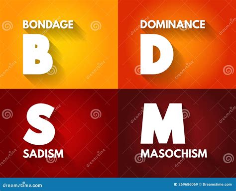 BDSM - Bondage, Dominance, Sadism, Masochism Acronym, Concept ...