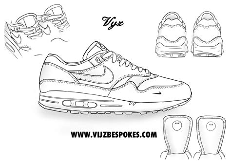 Nike Sneaker Template Printable