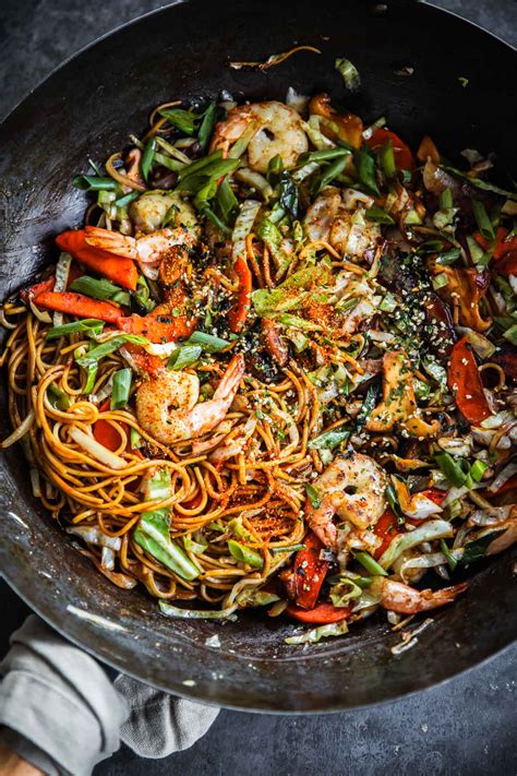 Prawn Yakisoba (Japanese Stir-Fried Noodles) - Cook Republic