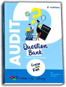 MakeMyDelivery CA Final Audit Question Bank (New Scheme) By CA Shubham ...