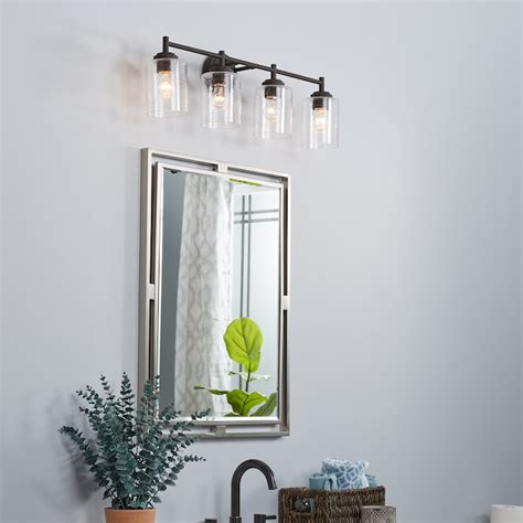 Kichler Winslow 30-in 4-Light Antique Bronze Transitional Vanity Light ...