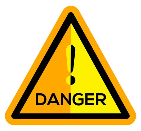 Danger Sign Vector 的图像结果