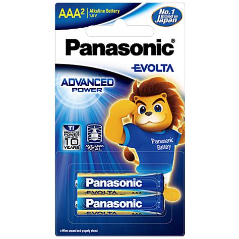 Buy Panasonic Alkaline Battery - Evolta, AAA, 1.5 V, Blister Pack ...