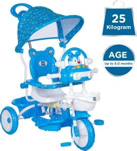 MeeMee Premium Baby Tricycle with Adjustable Seat (Blue) 8904146727307 ...