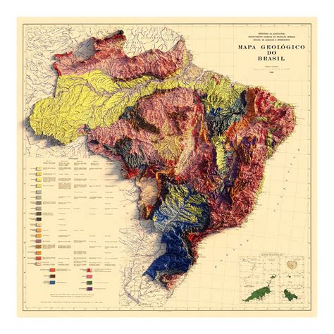 Topographic map of Brazil : r/MapPorn