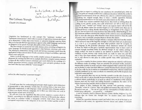 Culinary Triangle Analysis: Nature vs. Culture in Cooking (CUL 101 ...