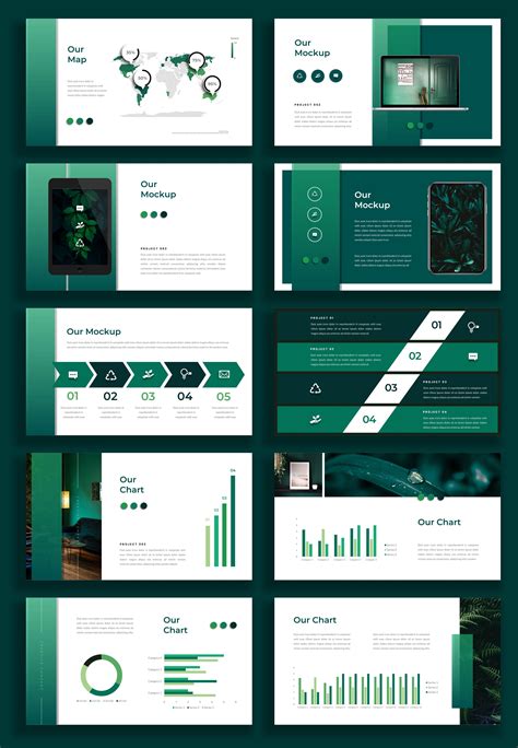 Circle based minimalist presentation template – Artofit