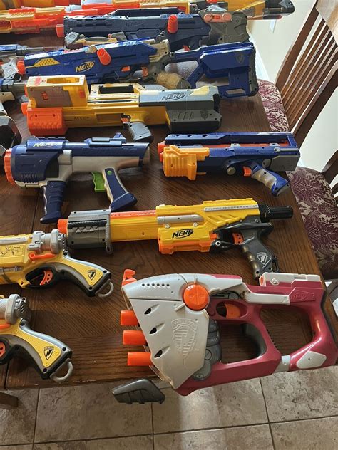 Huge Nerf Gun Lot! Over 15 Guns/ Semi And Automatic W/ Tons Of ...
