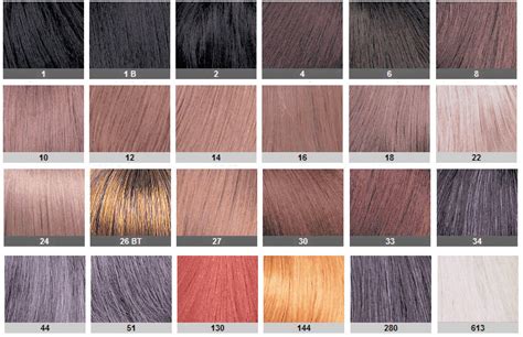Wigs.com Color Chart 的图像结果