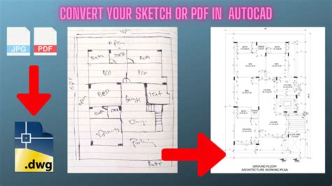 How to Convert PDF File in AutoCAD 的图像结果