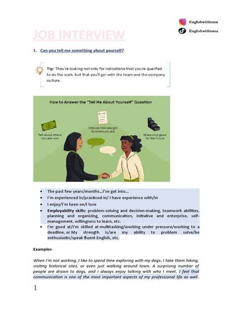 Image result for Example of Job Interview PDF